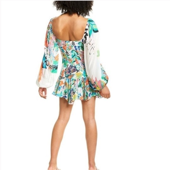 ROCOCO SAND Quinn Dress Short Tropical Mini Dress NWT - Picture 4 of 8